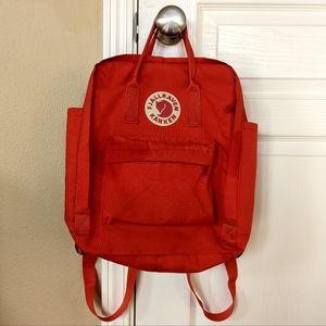 Fjallraven Kanken red backpack